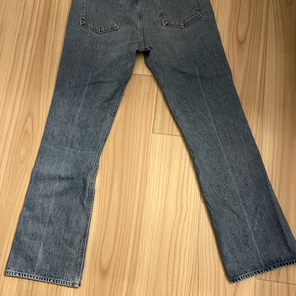 AGOLDE Vintage Flare Jeans A127-1141 High Rise Organic Cotton Made in USA - Picture 2 of 9